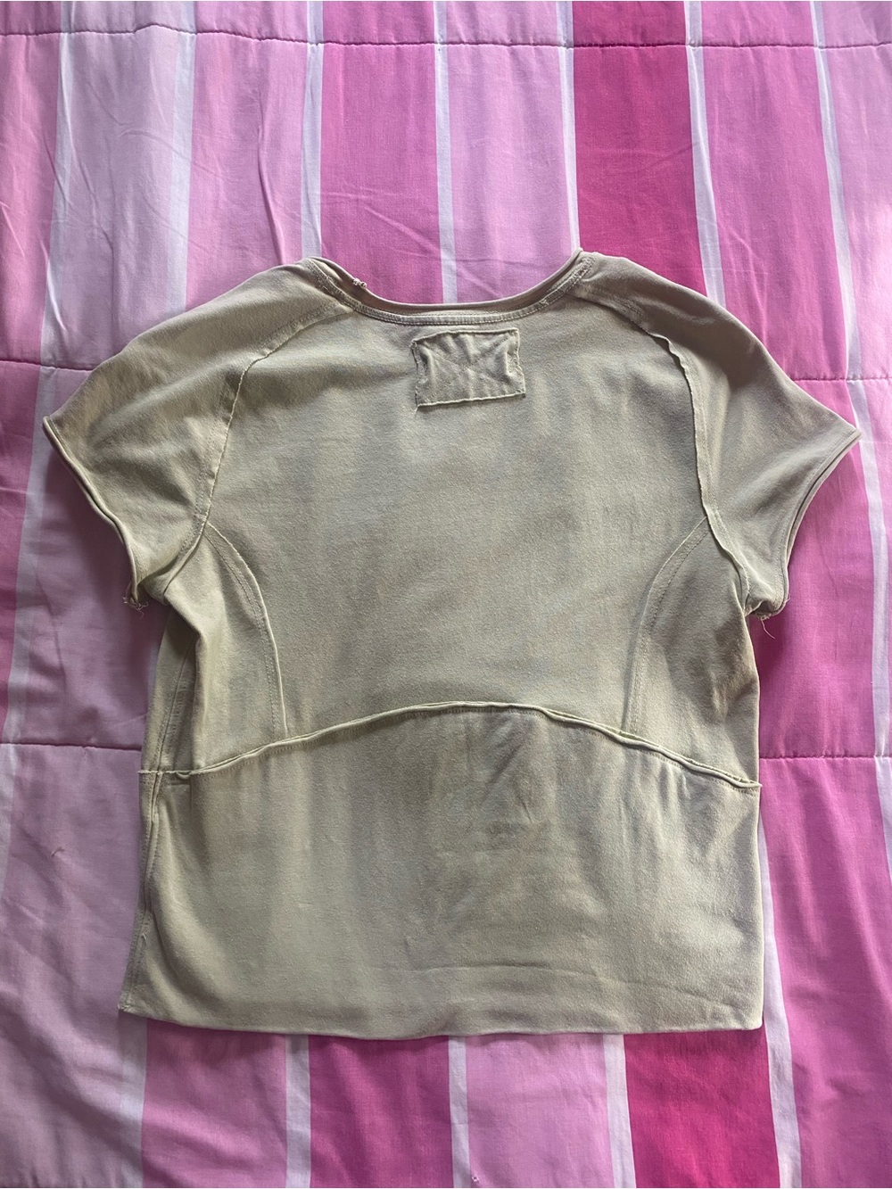 We The Free Protagonist Cropped Cap Sleeve Tee, Size M - Picture 4 of 5